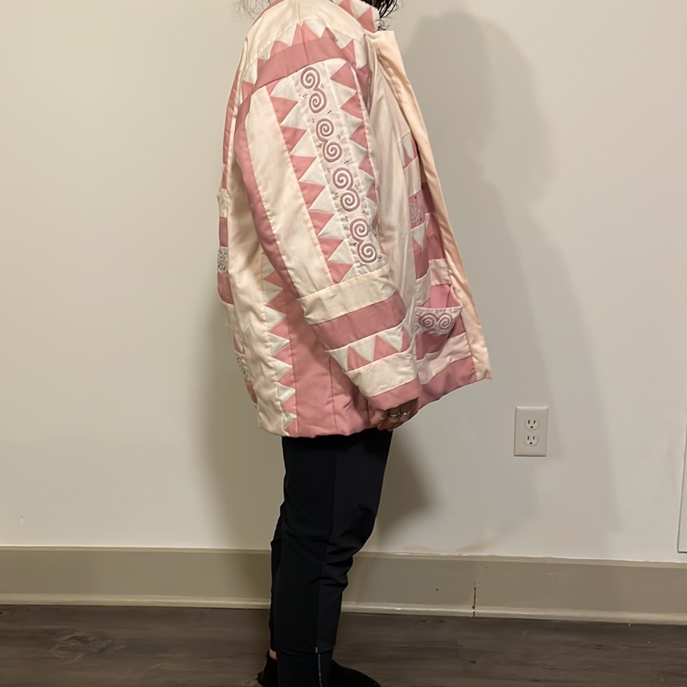 Vintage Reversible Pattern 90s Patchwork Jacket - Picture 11 of 12